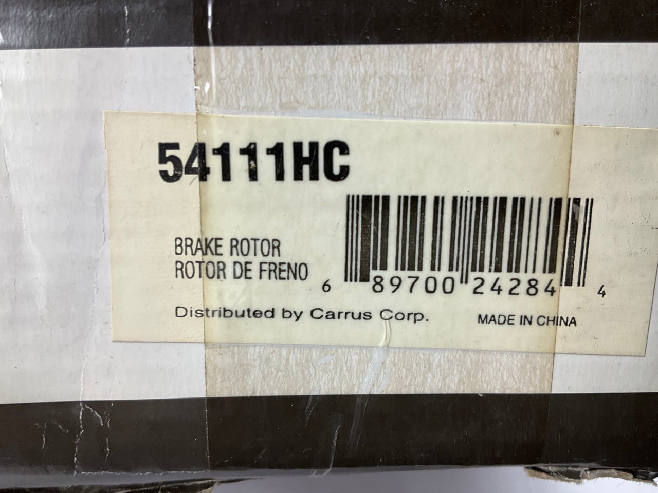 Pro Stop 54111HC Disc Brake Rotor, Rear