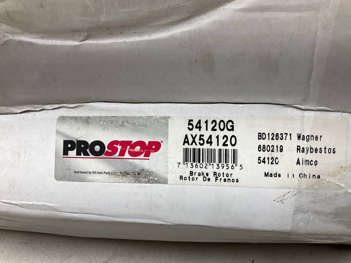 Pro Stop 54120G Disc Brake Rotor And Hub Assembly, Front
