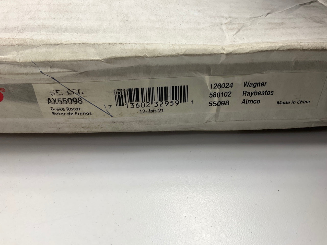 Pro Stop 55098G Rear Brake Rotor