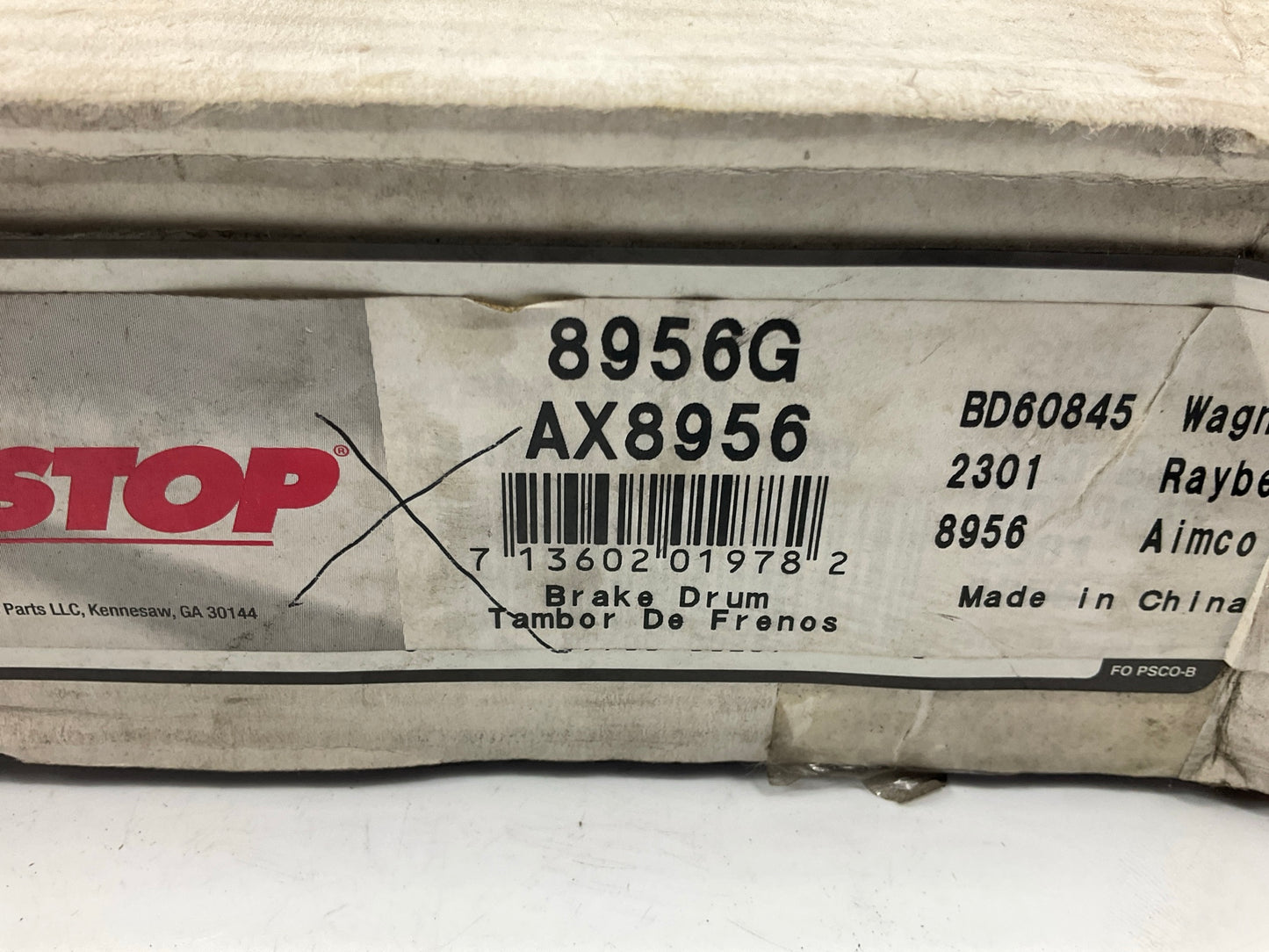 Pro Stop 8956G Rear Brake Drum For 1986-2000 Taurus, Sable Sedan