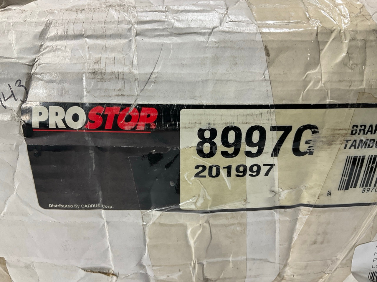Pro Stop 8997G DUALLY Rear Brake Drum -13 X 3-1/2 Brakes, DRW (Dually Only)