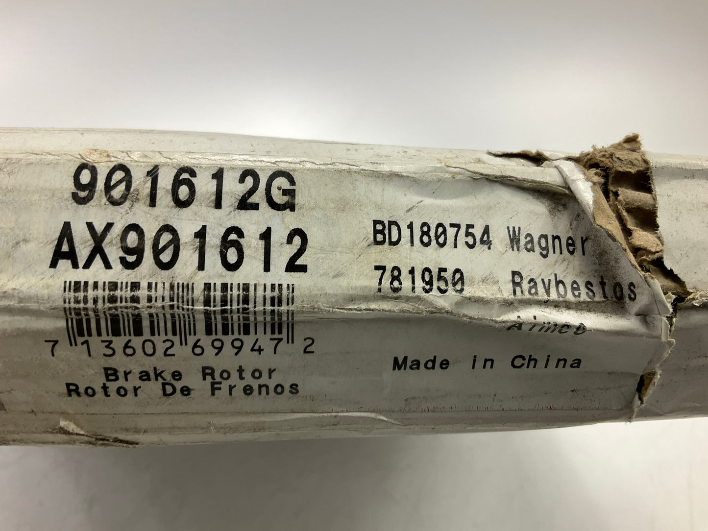 Pro Stop 901612G Front Brake Rotor