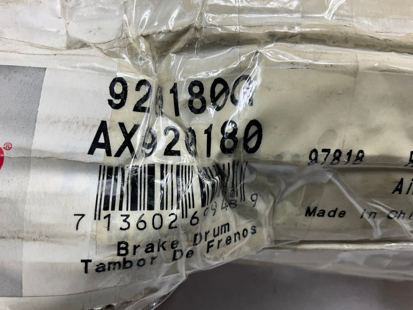 Pro Stop 920180G Rear Brake Drum