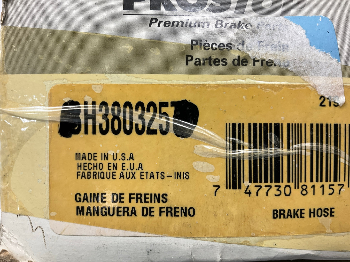 Pro Stop BH380325T Rear Right Brake Hose For 1995-2003 Ford Windstar