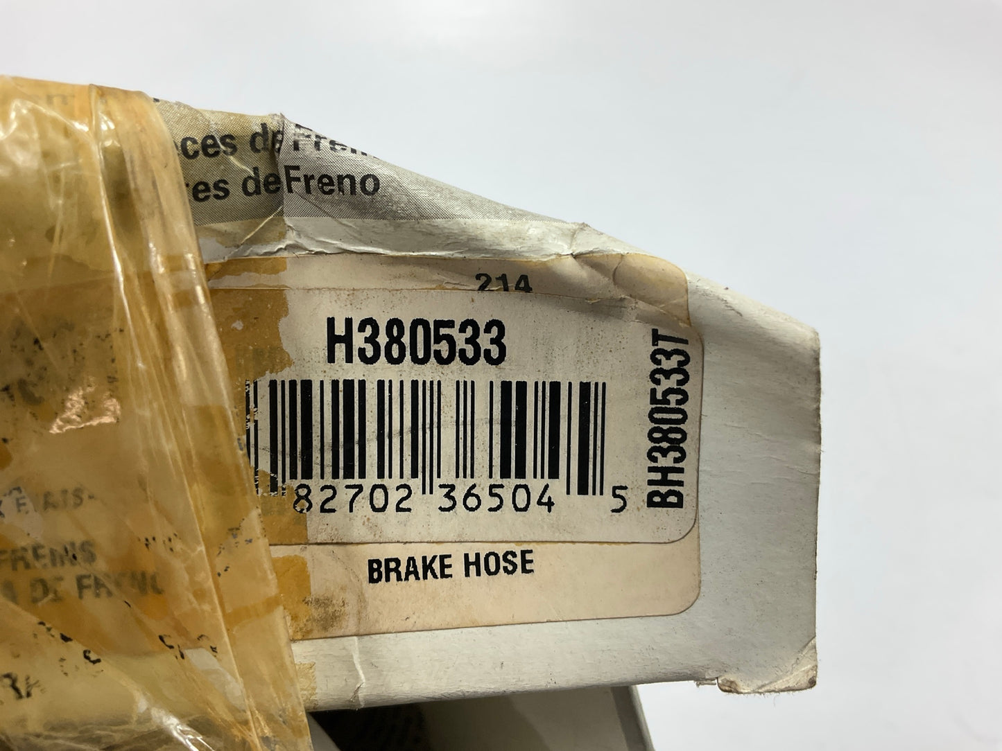 Pro Stop BH380533T Front Left Hydraulic Brake Hose