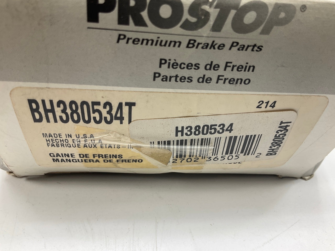 Pro Stop BH380534T Front Right Brake Hose