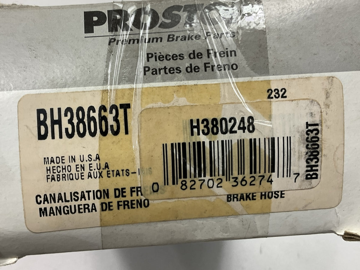 Pro Stop BH38663T Front Left Brake Hose