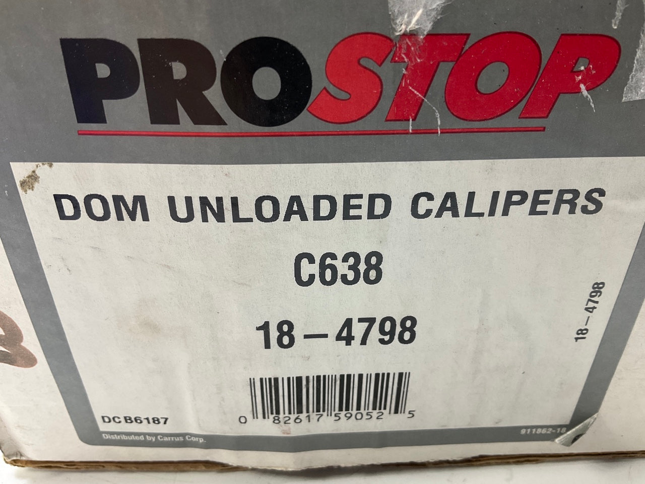 REMAN. Pro Stop C638 Front Left Drivers Side Brake Caliper
