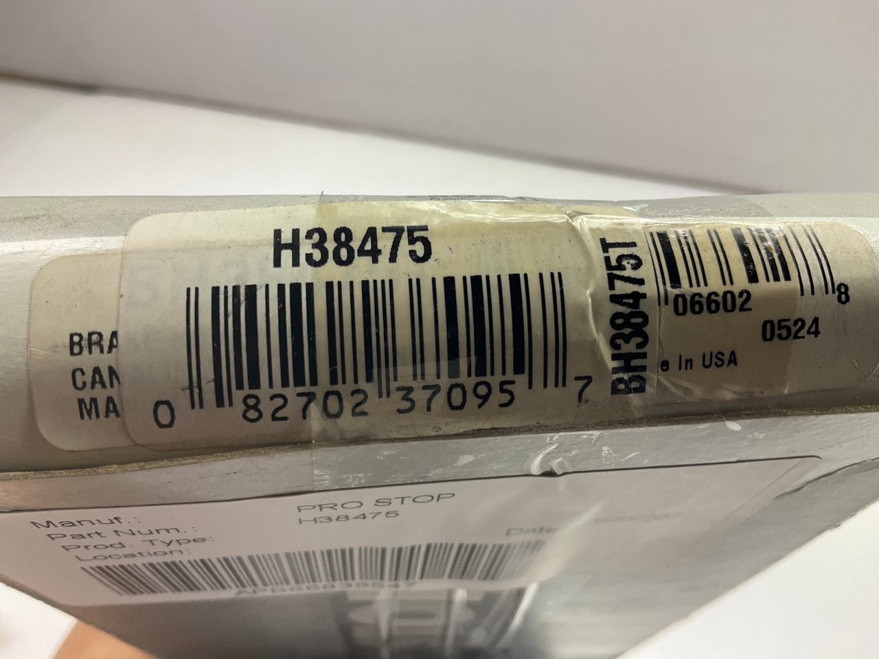 Pro Stop H38475 Rear Right Brake Hose