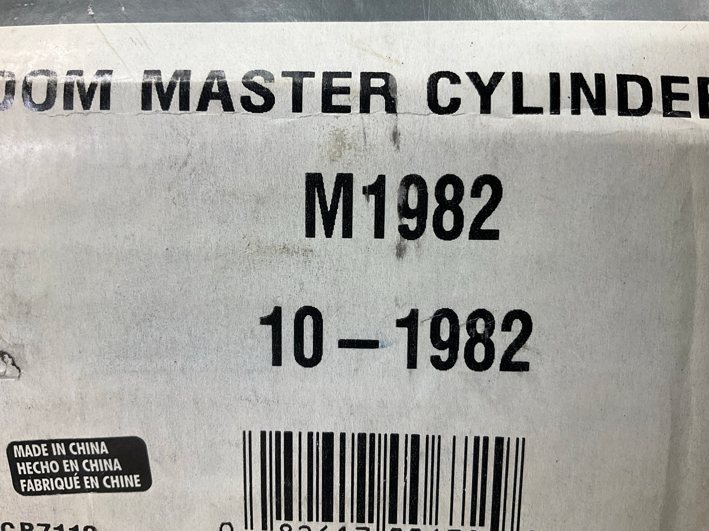 REMAN. Pro Stop M1982 Brake Master Cylinder
