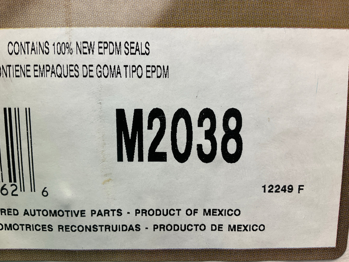REMAN. Pro Stop M2038 MANUAL Brake Master Cylinder For 1983-1985 Ford Escort