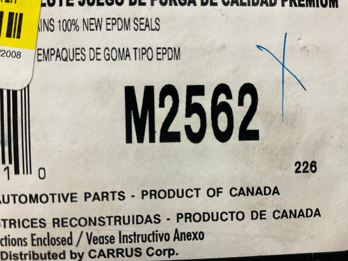 REMAN. Pro Stop M2562 Brake Master Cylinder