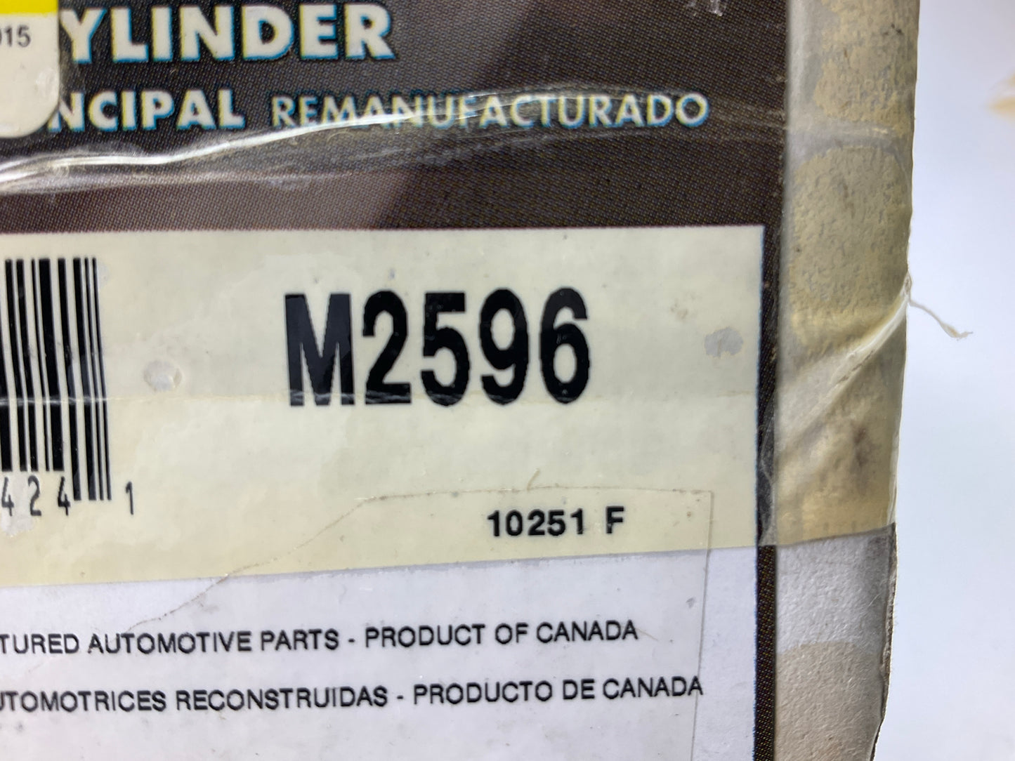 REMAN. Pro Stop M2596 Brake Master Cylinder