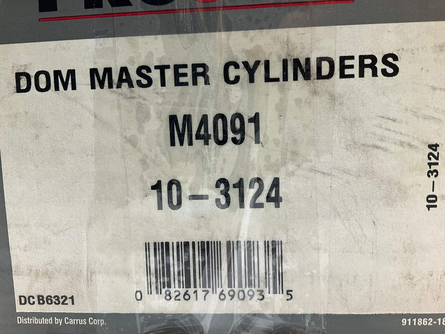 REMAN. Pro Stop M4091 Brake Master Cylinder