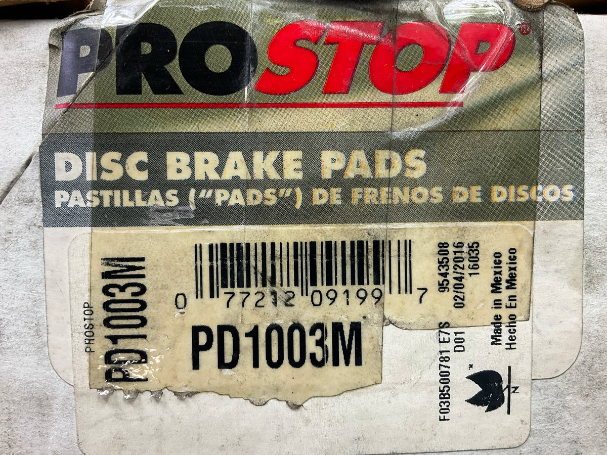 Pro Stop PD1003M Front Disc Brake Pad Set For 2003-2011 Volvo XC90