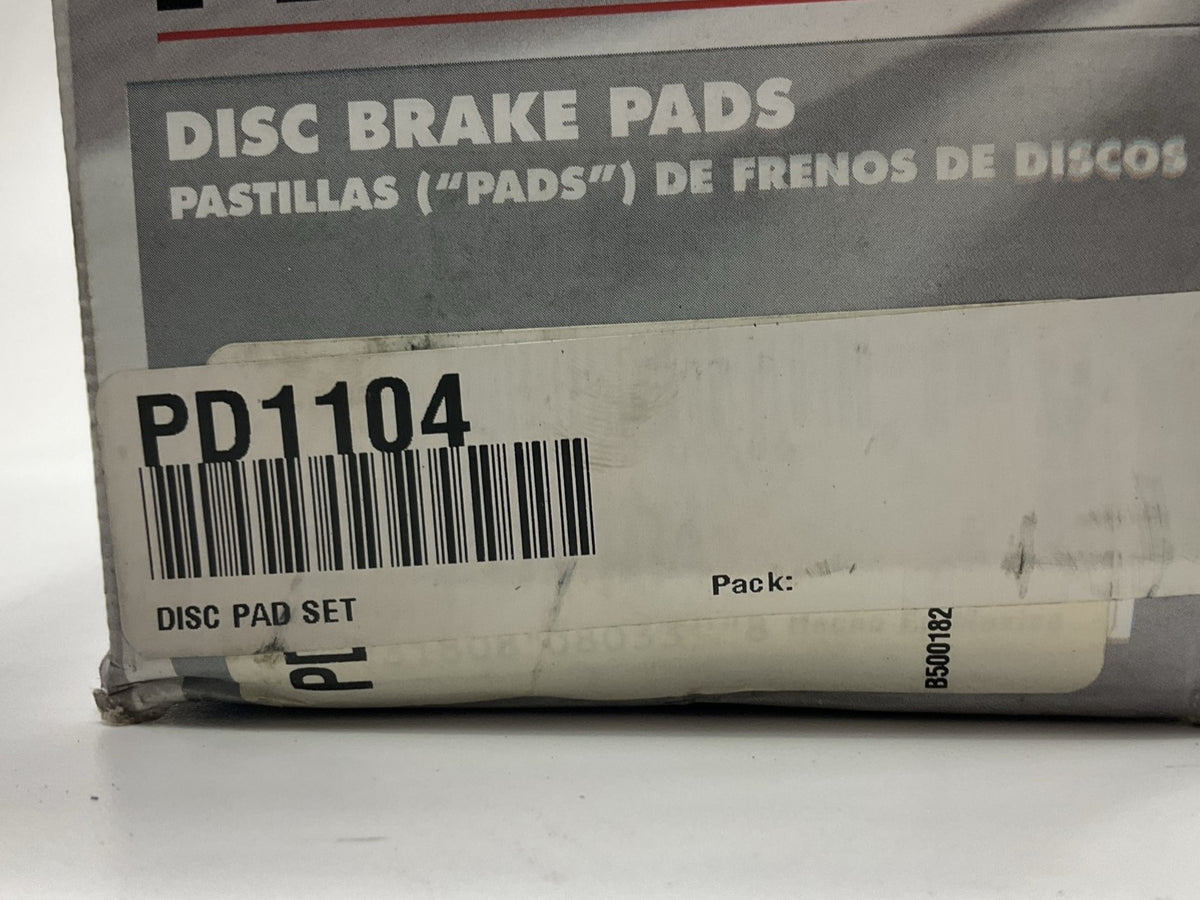 Pro Stop PD1104 Front Disc Brake Pad Set For 2004-2006 Hyundai Tiburon
