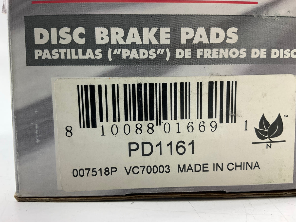MISSING HARDWARE Pro Stop PD1161 Rear Disc Brake Pad Set
