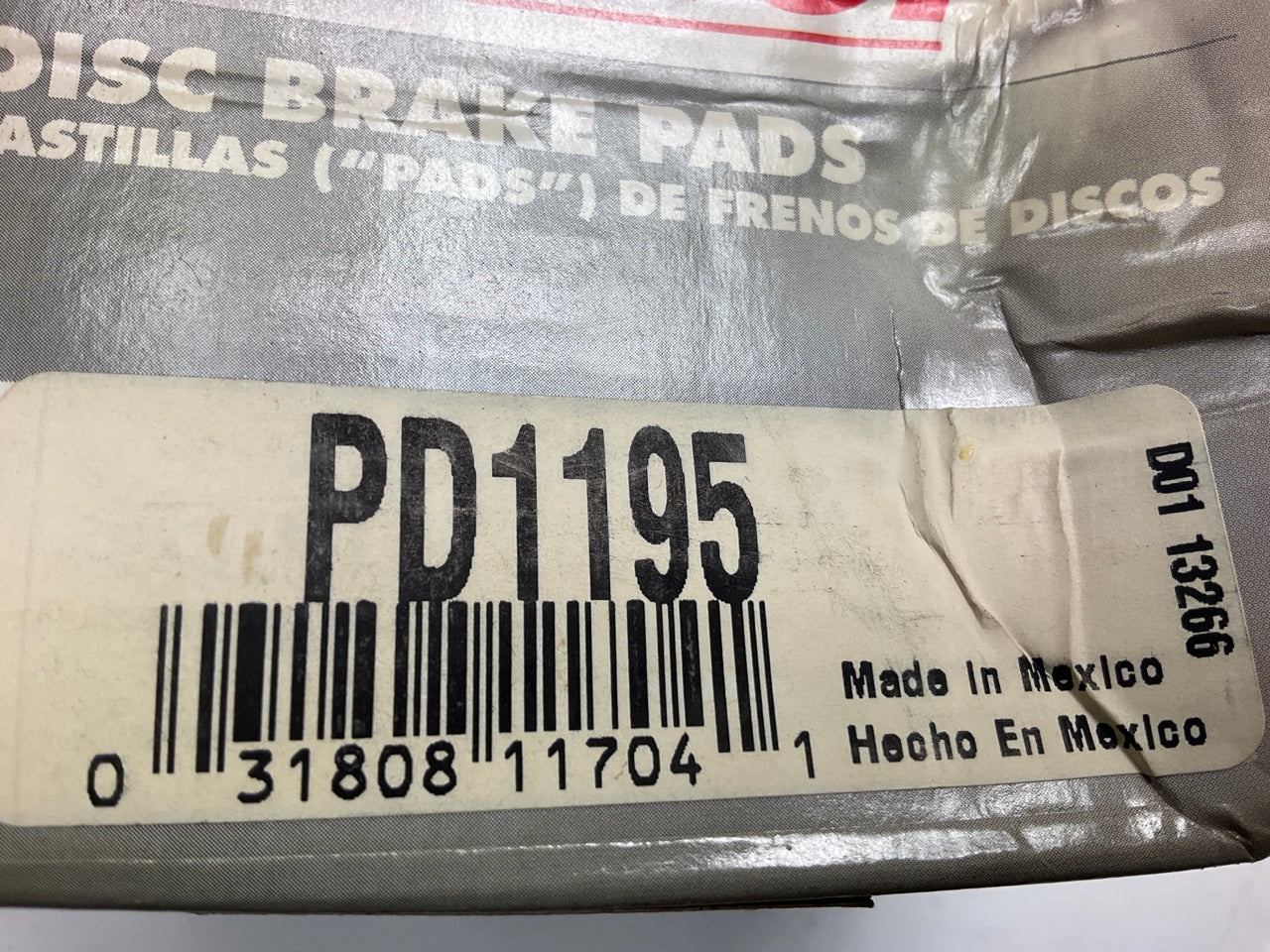 Pro Stop PD1195 Front Brake Pads For 2006-2007 Suzuki Aerio