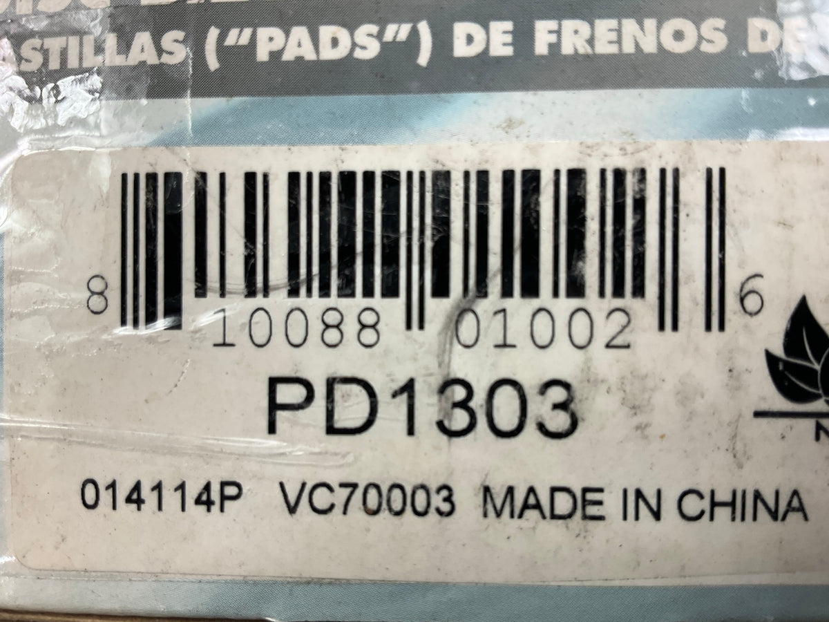 Pro Stop PD1303 Front Disc Brake Pad Set