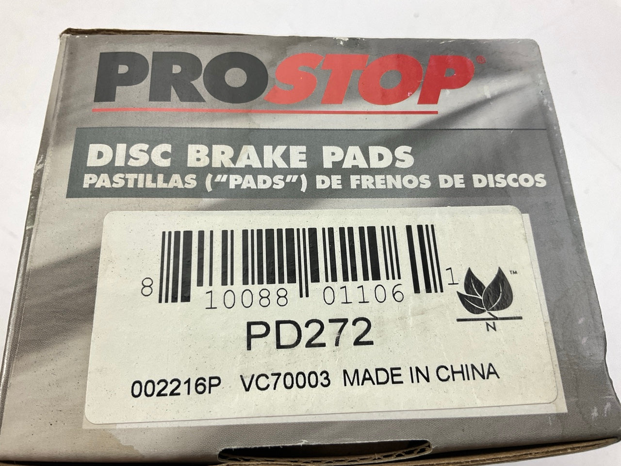 Pro Stop PD272 Rear Disc Brake Pads