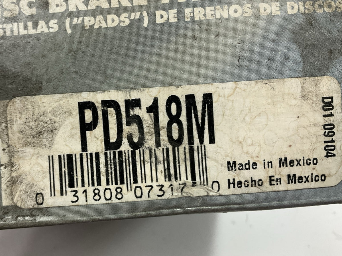 Pro Stop PD518M Rear Disc Brake Pad Set