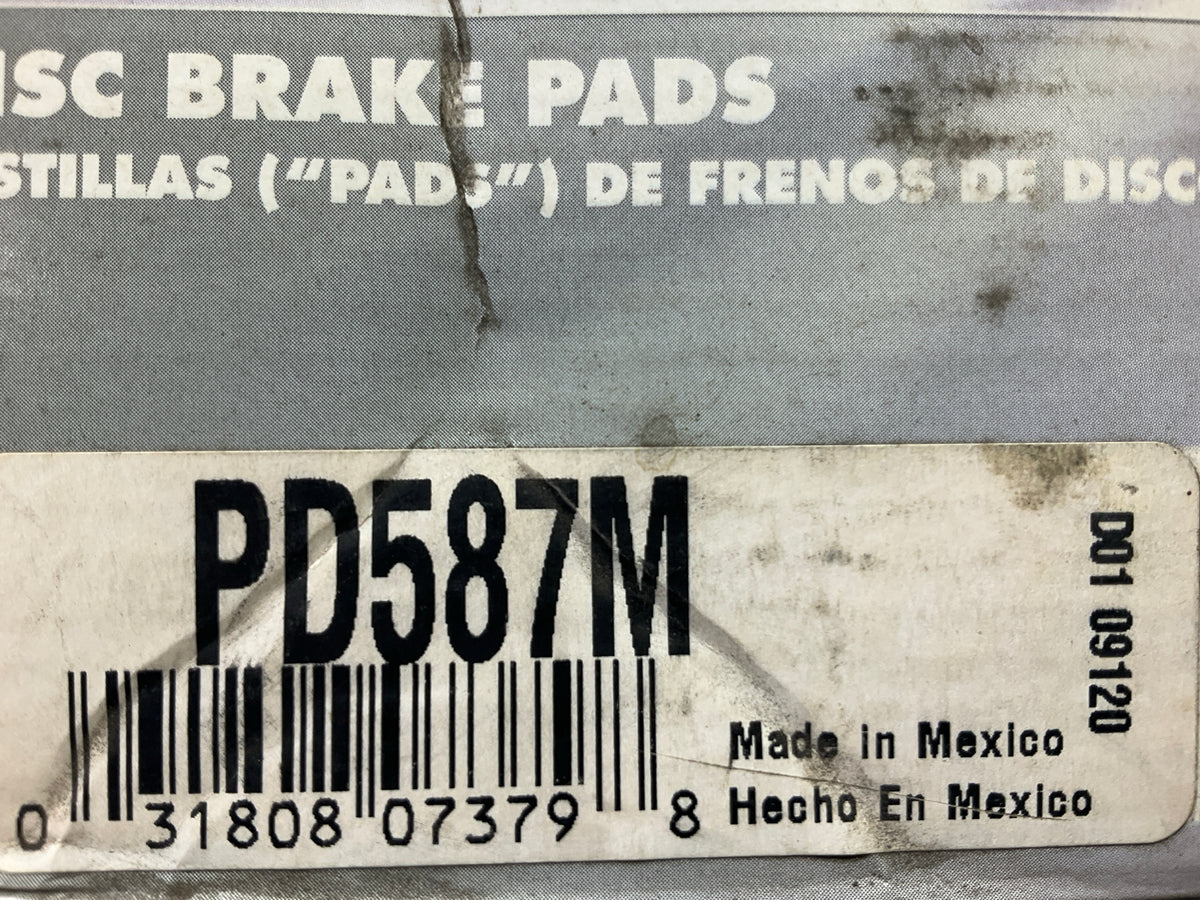 Pro Stop PD587M Front Disc Brake Pad Set For 1993-1997 INFINITI J30
