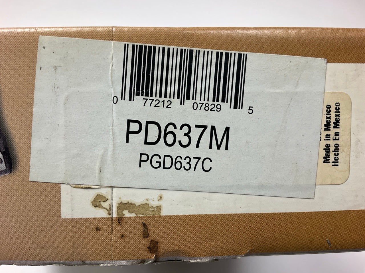 Pro Stop PD637M Front Disc Brake Pads - Semi-Metallic