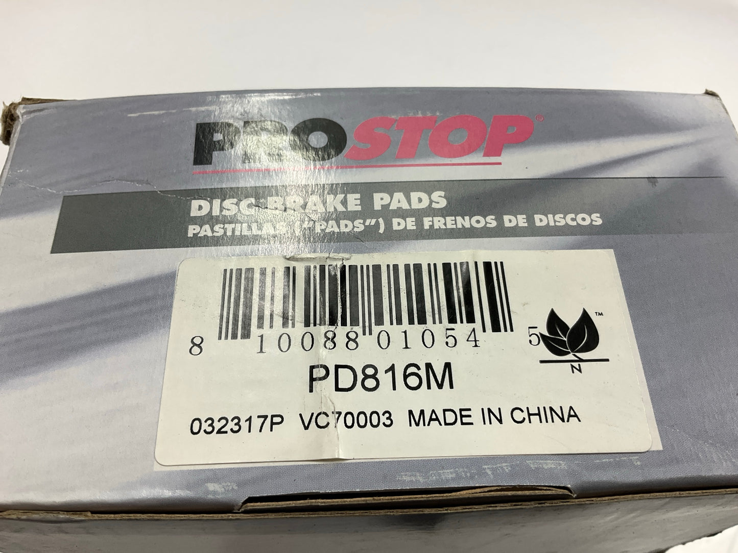 Pro Stop PD816M Front Disc Brake Pads, Semi-Metallic