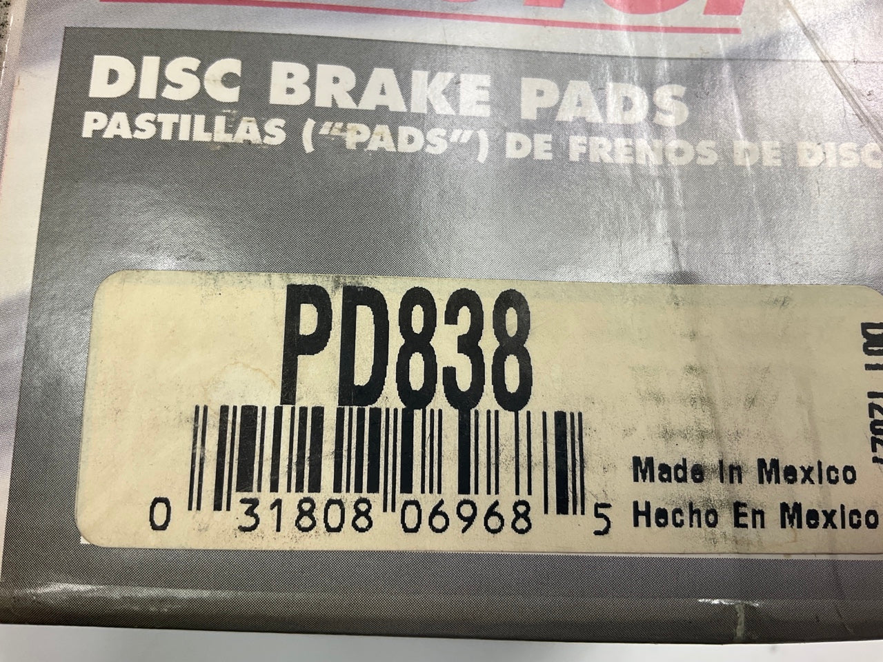 Pro Stop PD838 Rear Disc Brake Pads