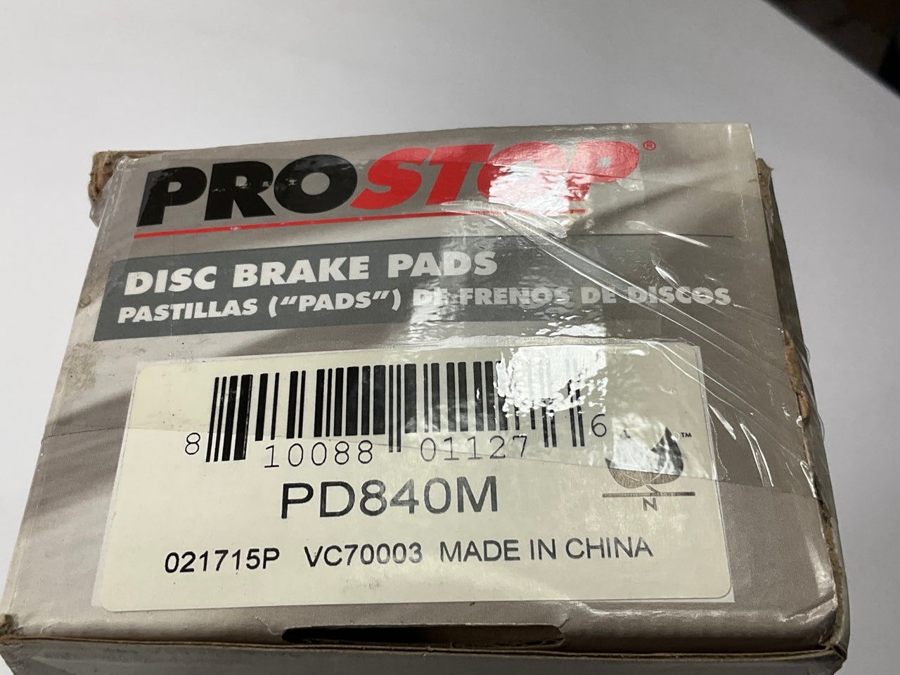 Pro Stop PD840M Front Disc Brake Pads - Semi-Metallic