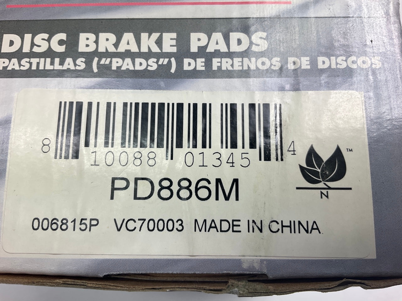 Pro Stop PD886M Semi-Metallic Disc Brake Pads - Rear