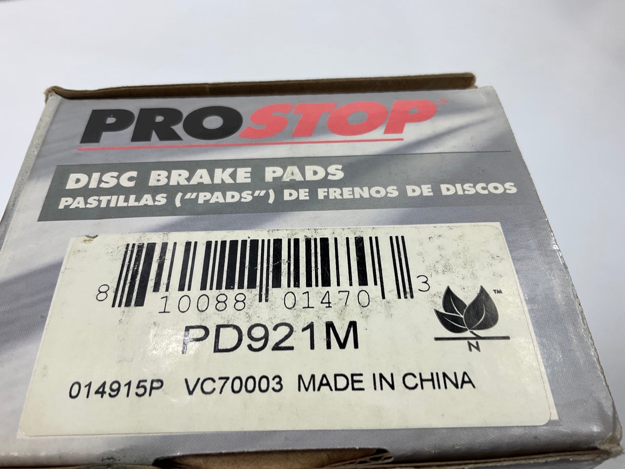Pro Stop PD921M Front Disc Brake Pads For 2003-2007 Cadillac CTS, 2005-2008 STS
