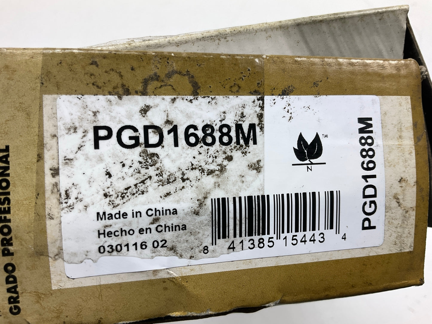 Pro Stop PGD1688M Front Disc Brake Pads
