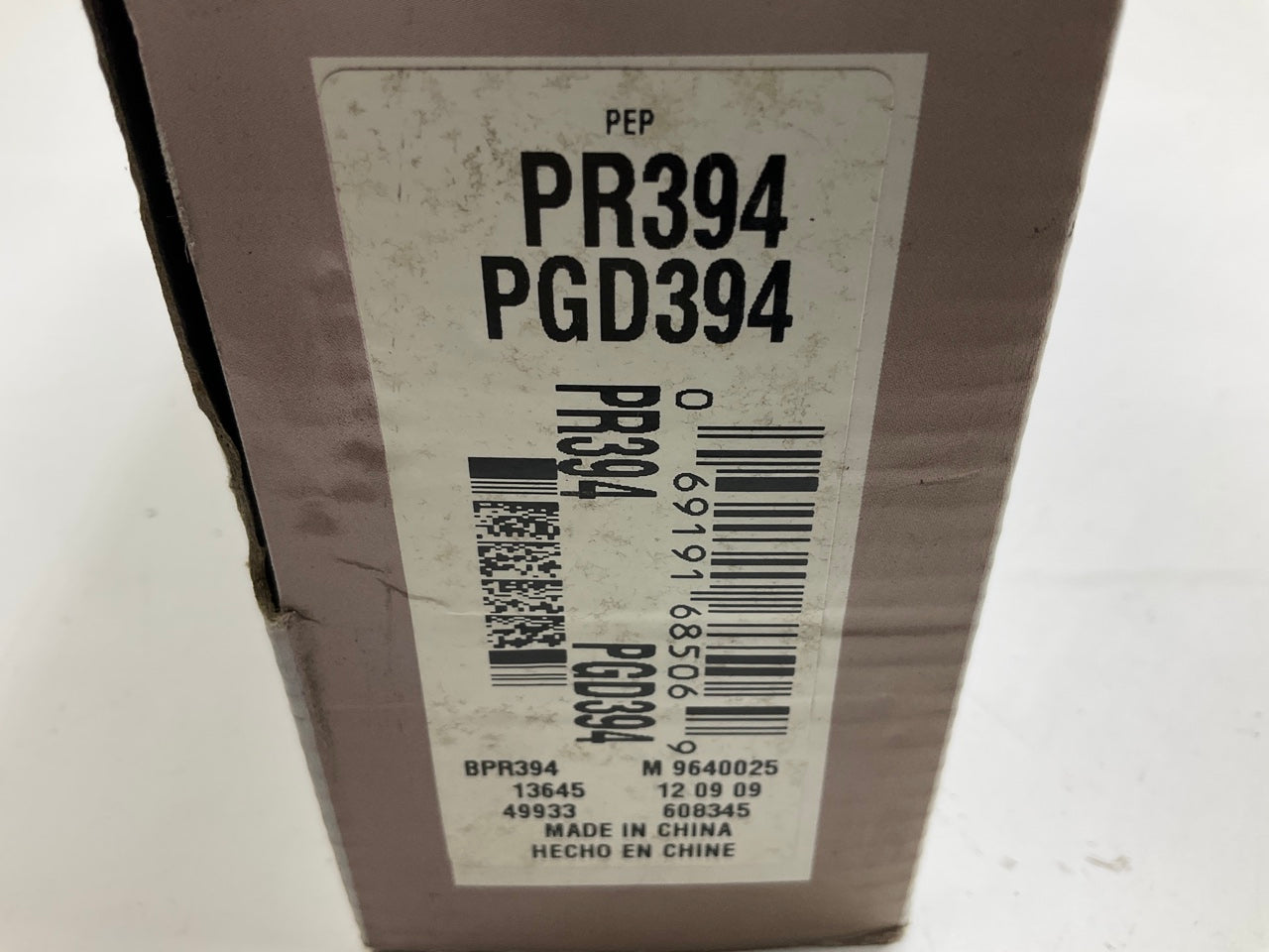 Pro Stop PGD394 Front Disc Brake Pads