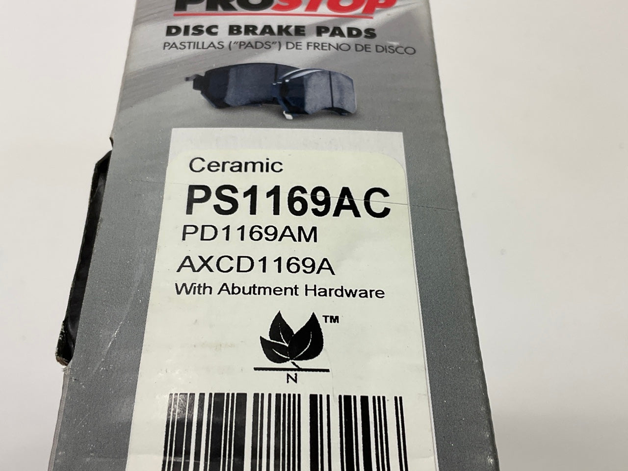 Pro Stop PS1169AC Front Disc Brake Pads - Ceramic