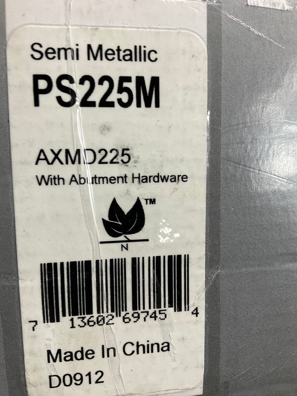 Pro Stop PS225M Semi-Metallic Disc Brake Pads