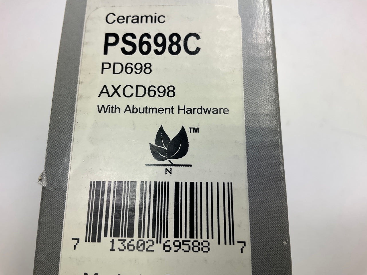Pro Stop PS698C Ceramic Disc Brake Pads - Rear