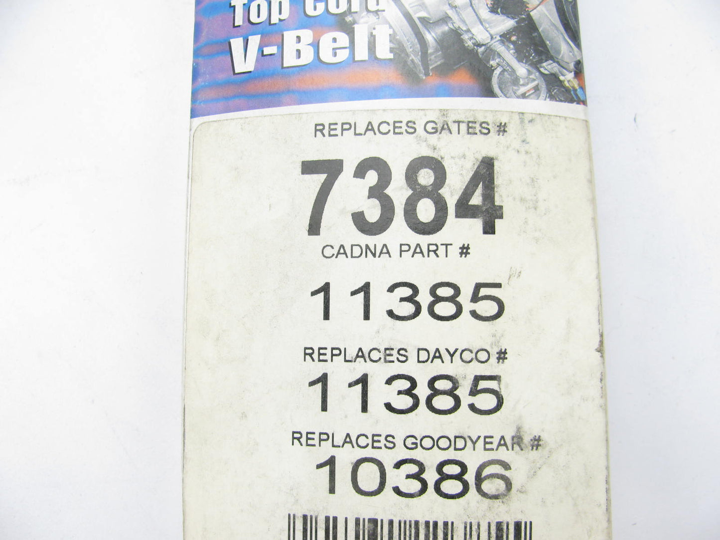 Professionals Choice 7384 Accessory Drive Belt - 0.33'' X 38.50'' - 36 Degree