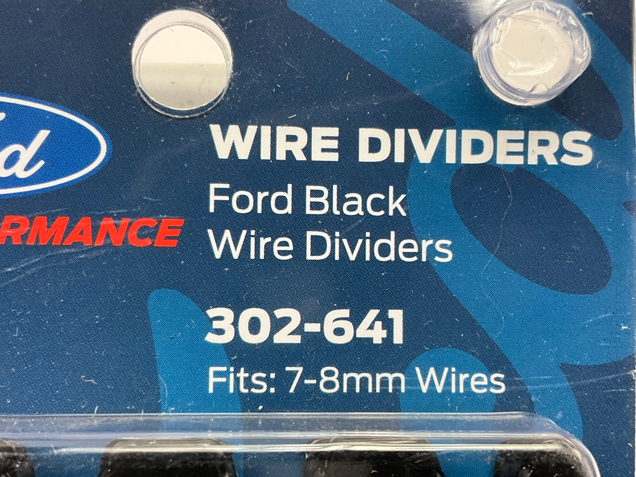 Proform 302-641 Ford Racing Licensed Spark Plug Wire Dividers, Black