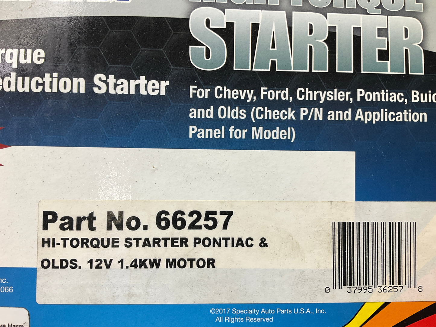 Proform 66257 High Torque Mini-Starter, 4.41:1 Gear Reduction