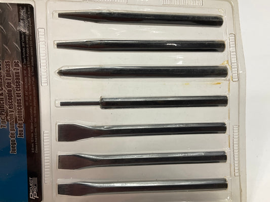Performance Tool 1937 - Project Pro 7-piece Punch And Chisel Mixed Tool Set
