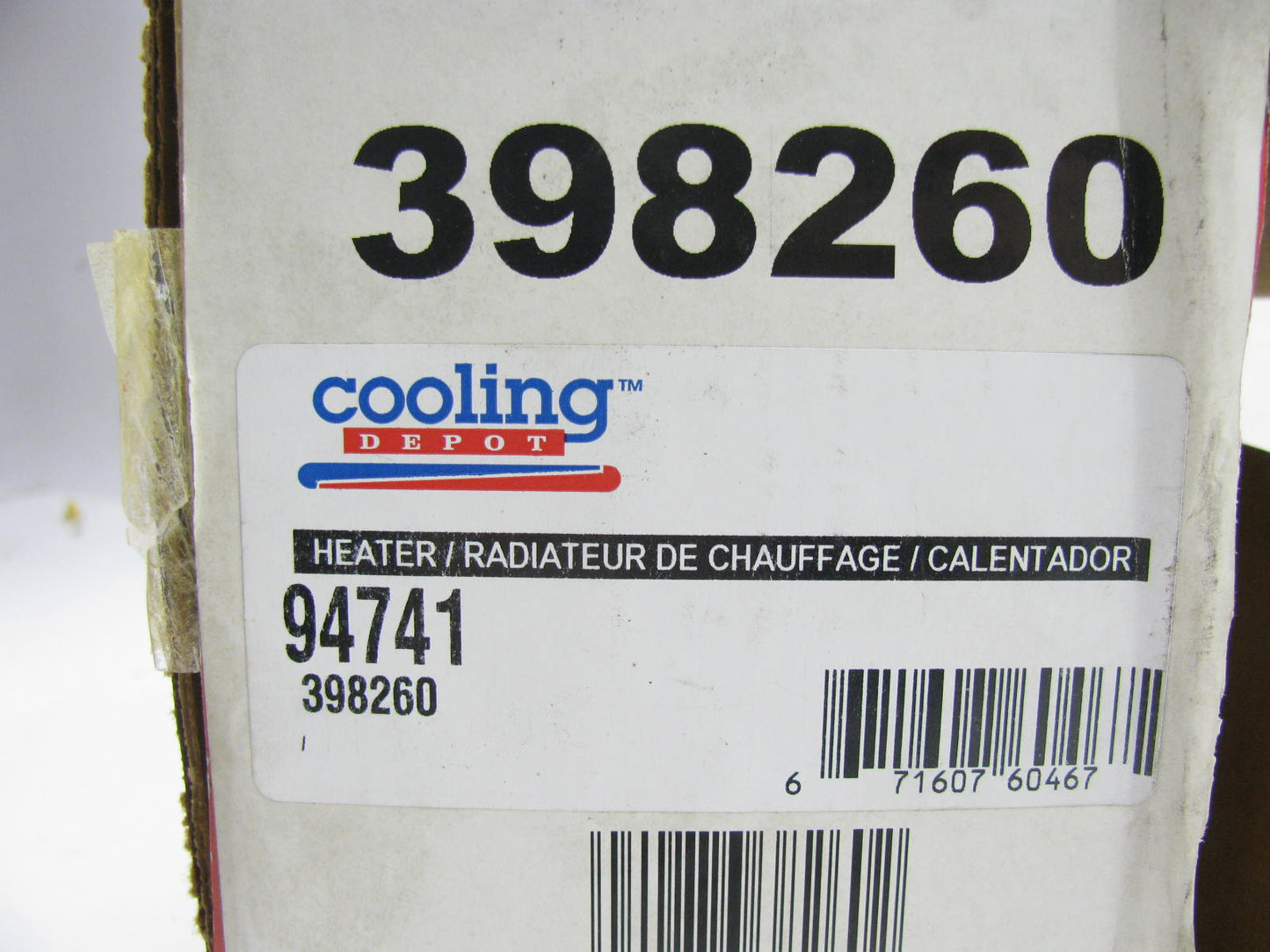 Proliance 398260 HVAC Heater Core, Brass, 1991-1996 Ford Escort & Mercury Tracer