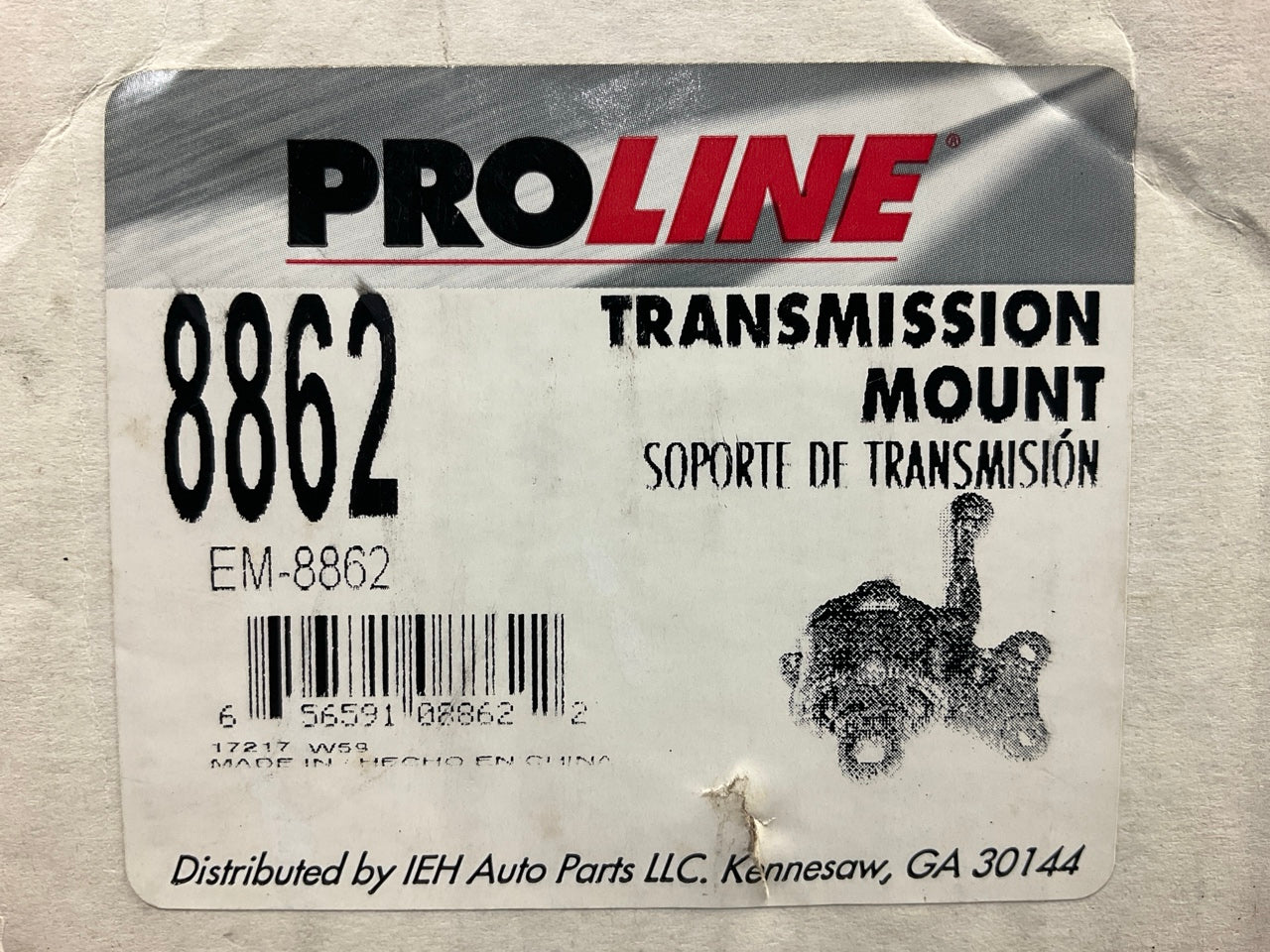 Proline 8862 Auto Trans Mount For 1995-2002 Mazda Millenia