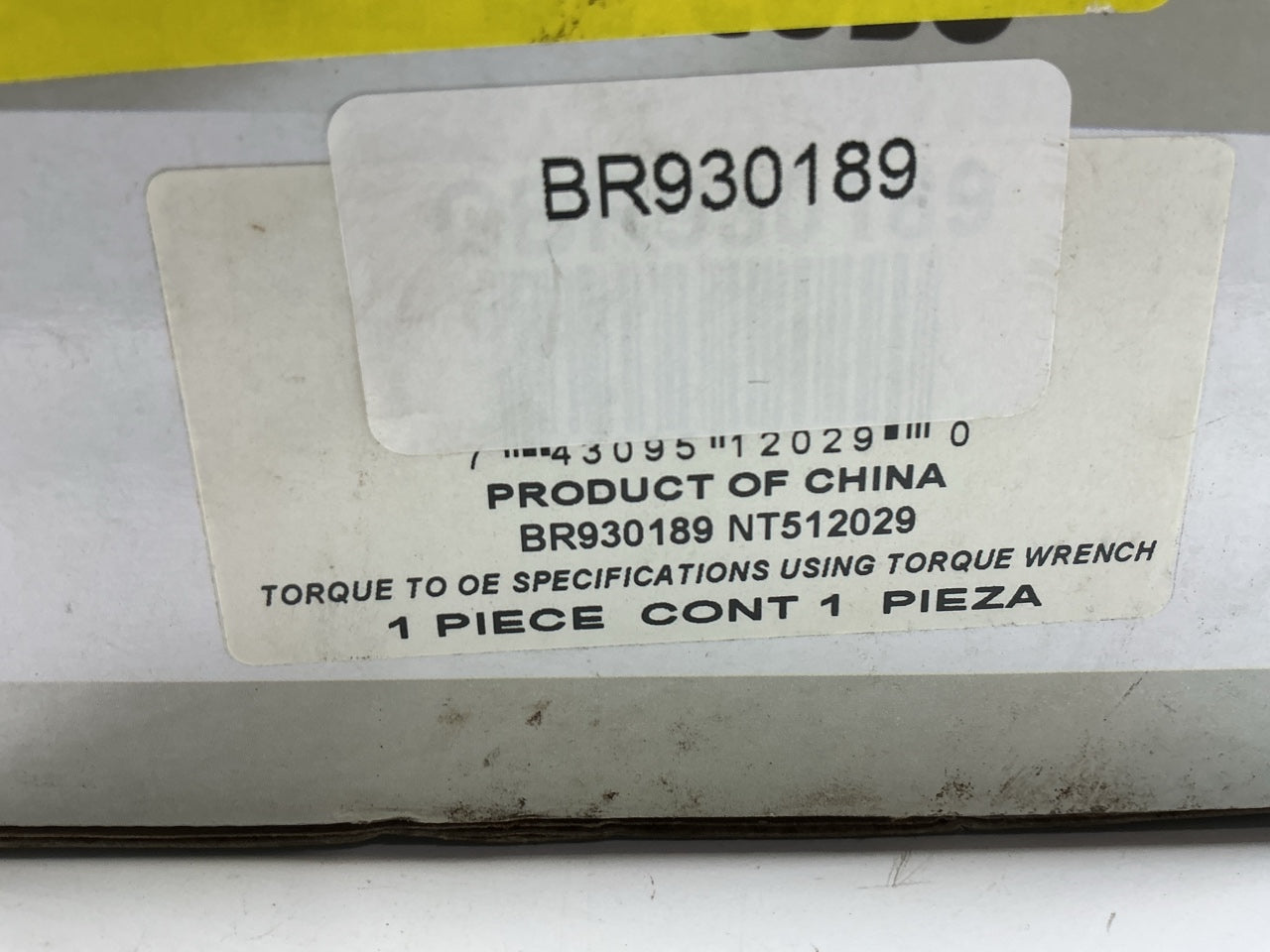 Proline BR930189 Rear Wheel Bearing Hub
