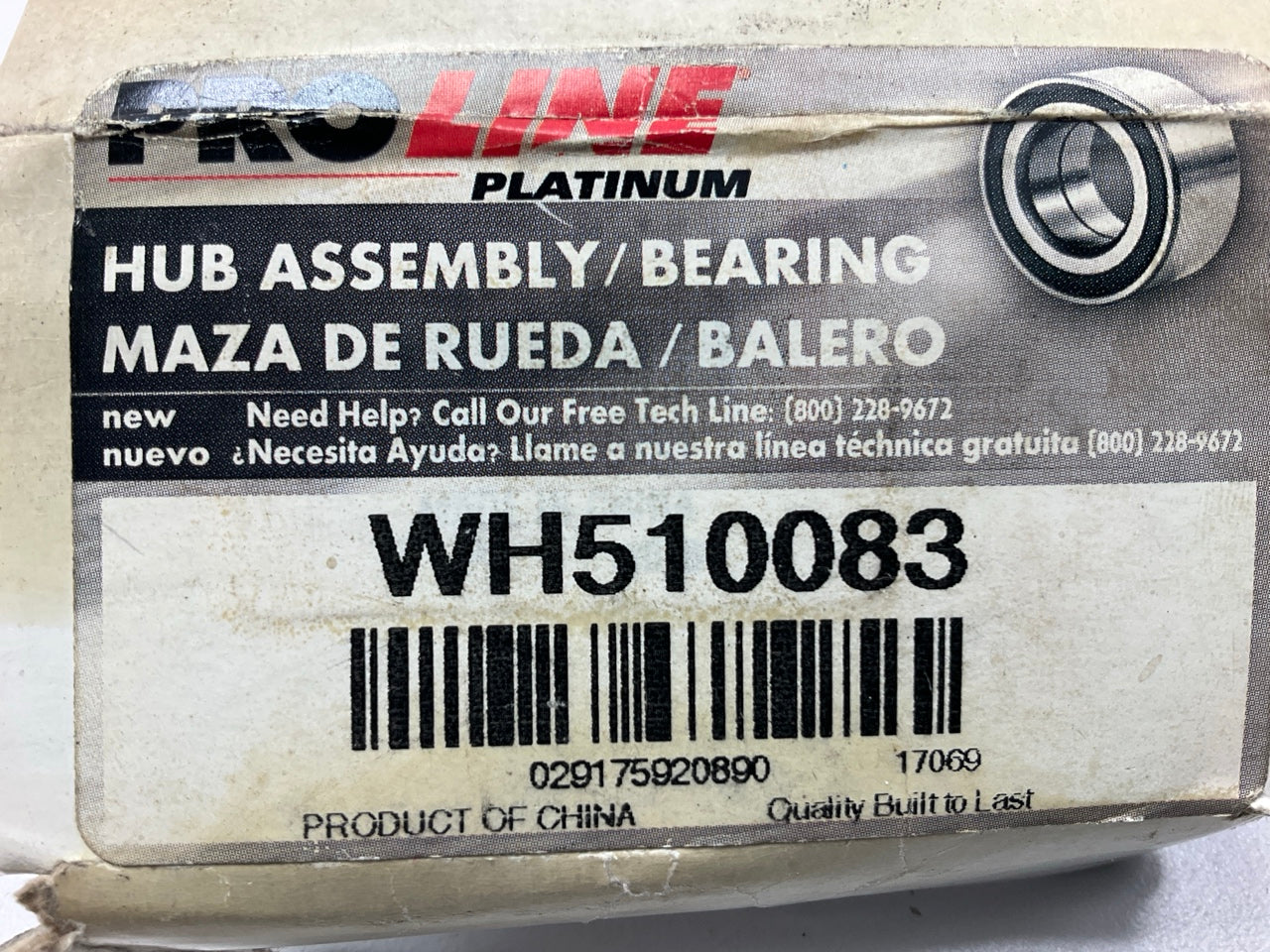Proline WH510083 Wheel Bearing