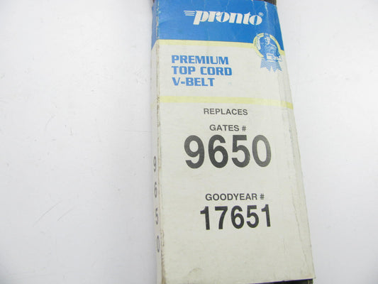 Pronto 9650 Accessory Drive Belt - 0.53'' X 65.00'' - 36 Degree