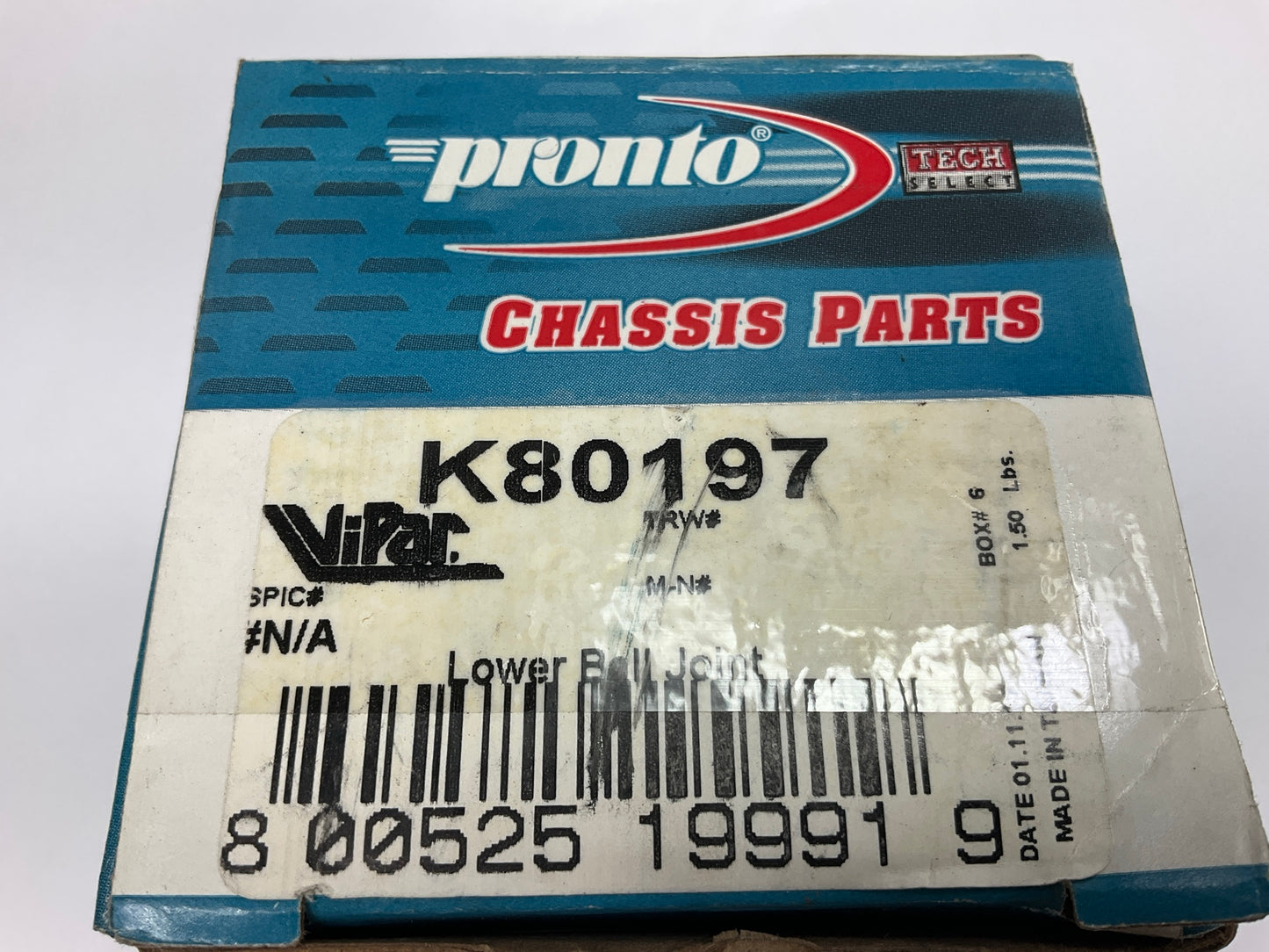 Pronto K80197 Front Lower Suspension Ball Joint