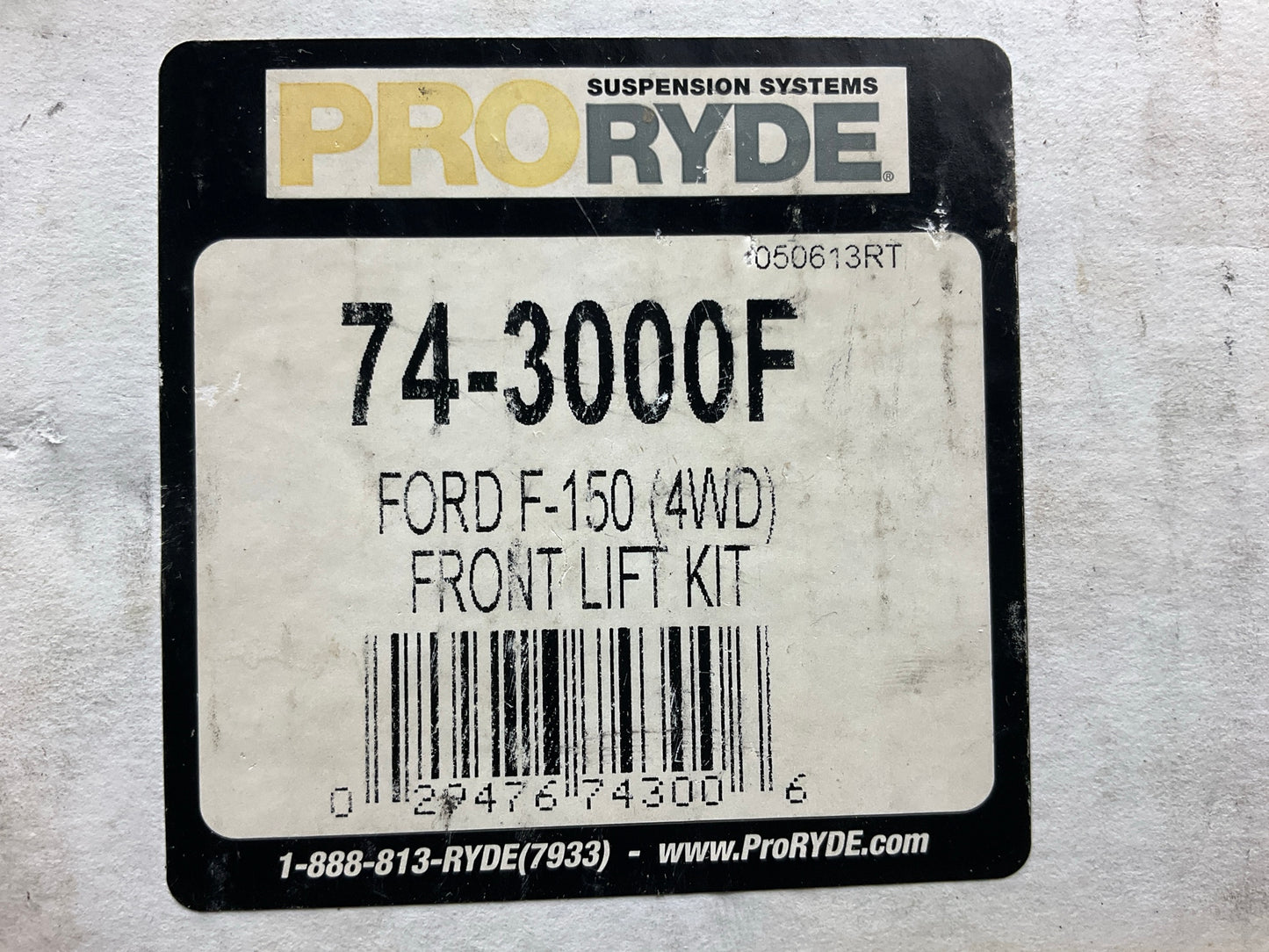 ProRYDE 74-3000F 2''-3'' Front Lift Machine Coil Spring Leveling Kit - 04-16 F-150