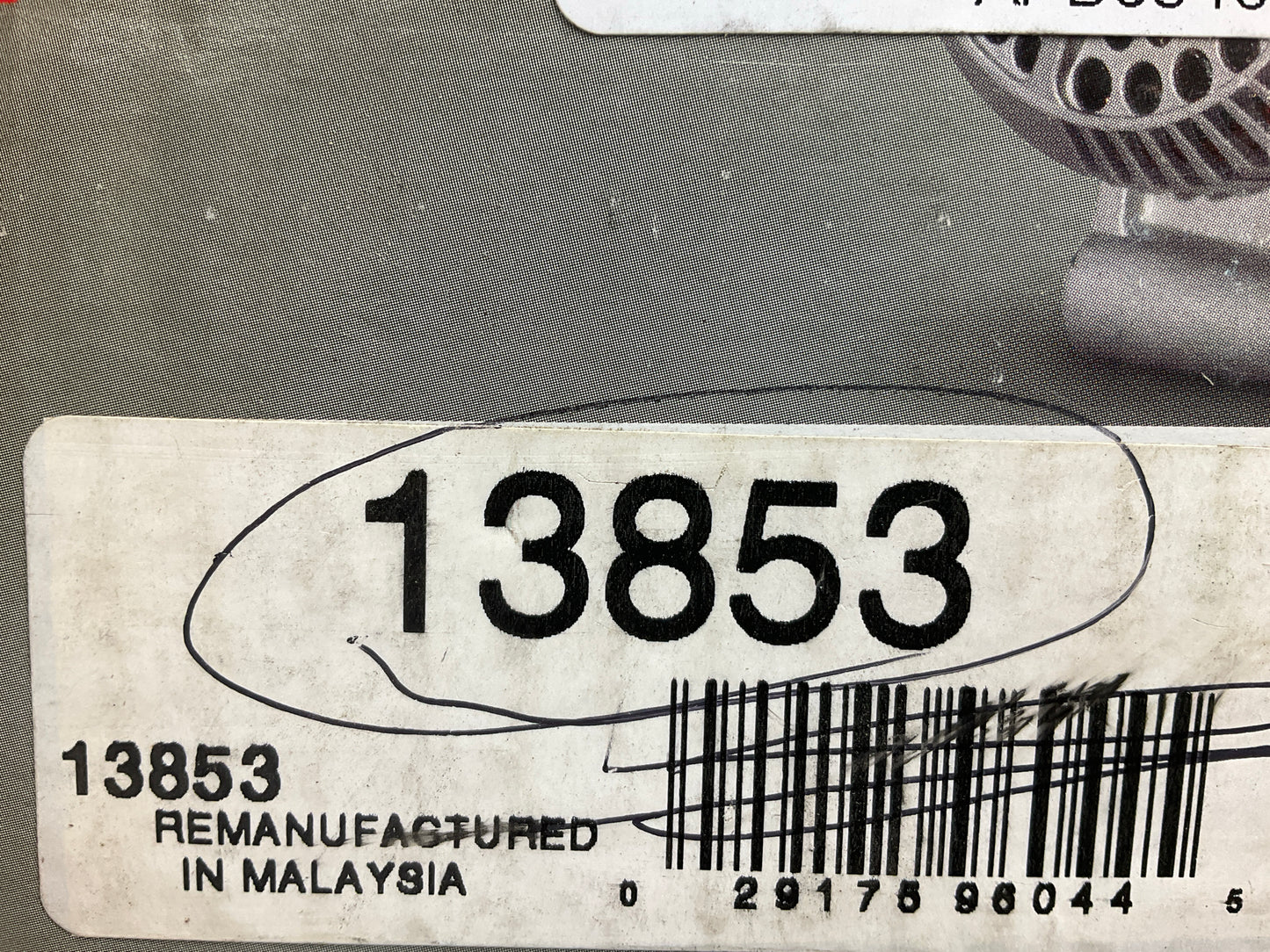 REMAN. Prostart 13853 Alternator - 120 Amp