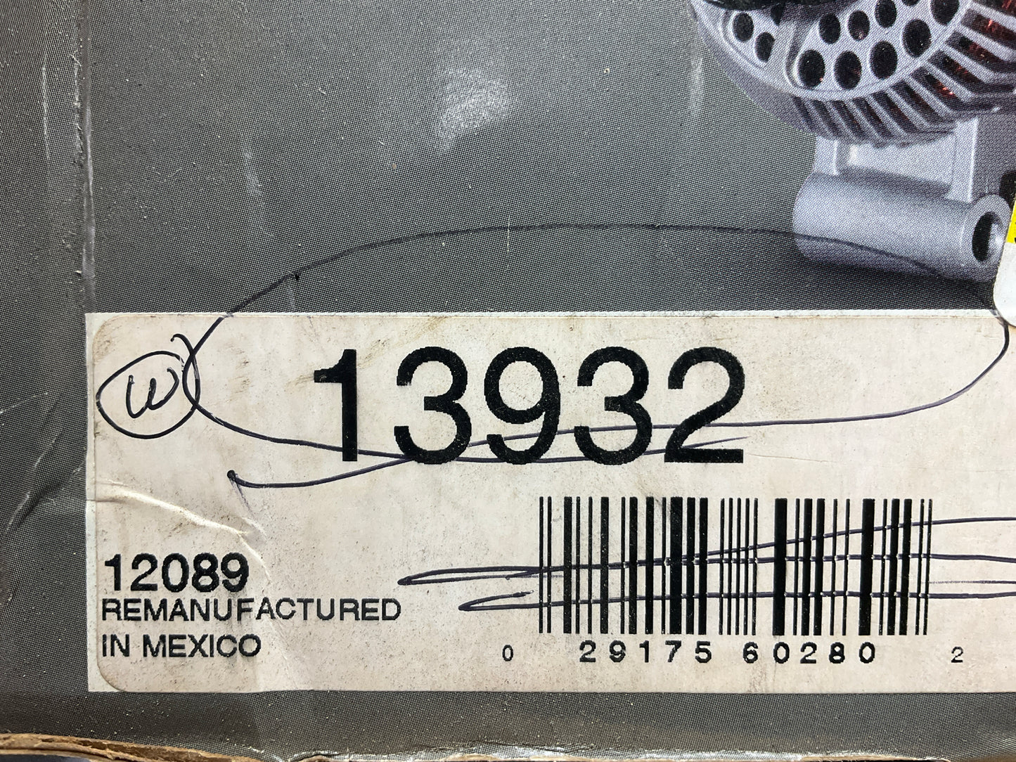 REMAN. Prostart 13932 Alternator, 120 Amp
